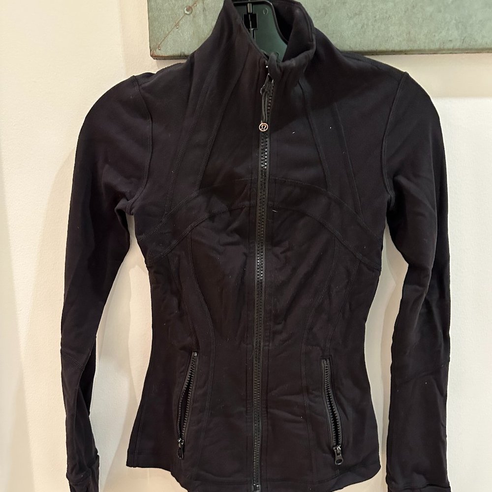 Black Lululemon Define Zip Jacket